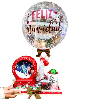 Crystal Balloon Christmas Gift Box: Elegance and Festive Cheer