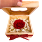 Timeless Rose Wooden Box: A Natural Touch of Christmas Elegance