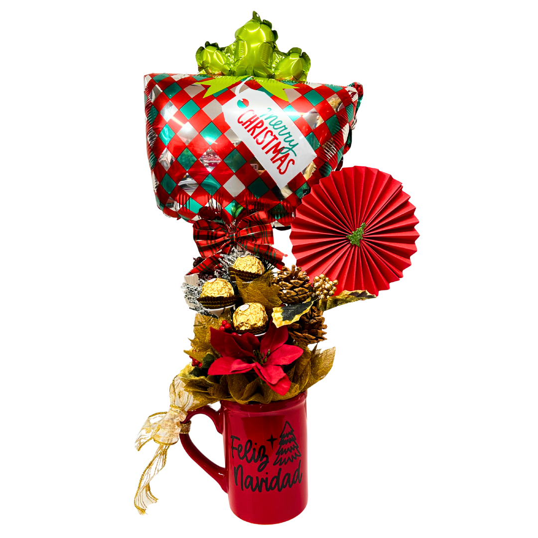 Festive Balloon Mug: A Whimsical Holiday Treat